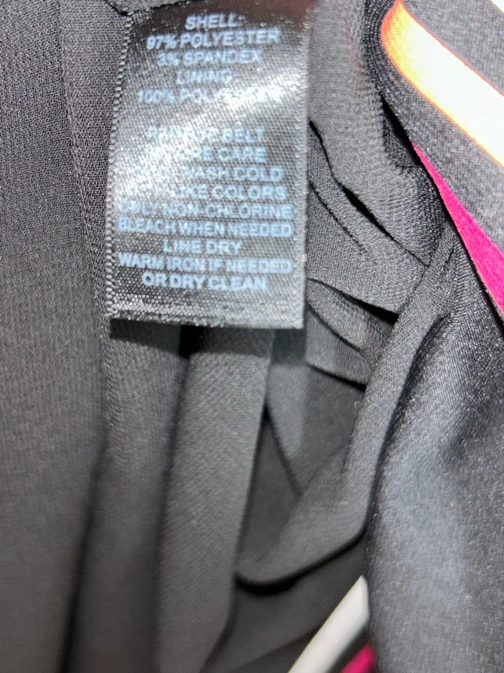 White House black market striped strapless dress